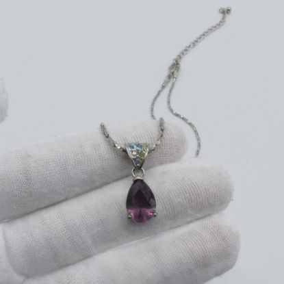 Picture of Avon Vintage Purple Faceted Glass Necklace