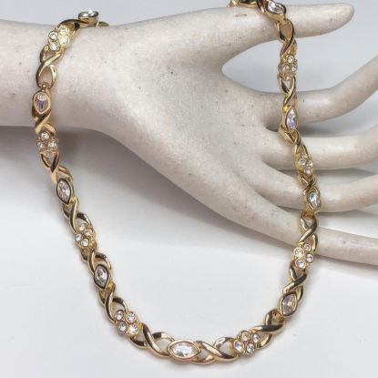 Picture of Vintage Swarovski Swan Crystal Rhinestone Choker Necklace