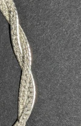 Picture of Sterling Silver 2 Strand Woven Herringbone Bracelet