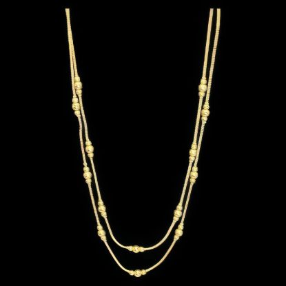 Picture of Vintage Avon Double Strand Gold Tone Necklace