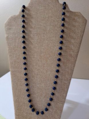 Picture of Monet Classic Navy Blue Bead Necklace