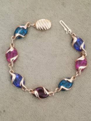 Picture of Swarovski Signed Multi Color Crystal Bracelet