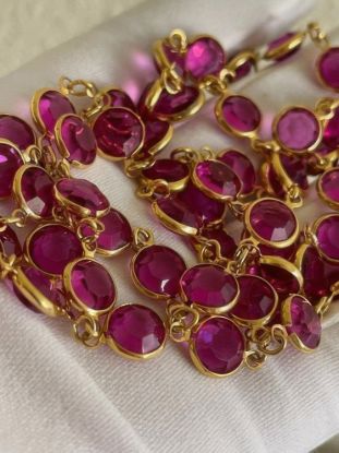 Picture of Vintage Signed Swarovski Amethyst Crystal Necklace