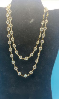 Picture of Swarovski Swan Crystal Gold Tone Necklace