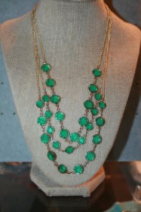 Picture of Vintage Swarovski Swan Triple Strand Crystal Necklace